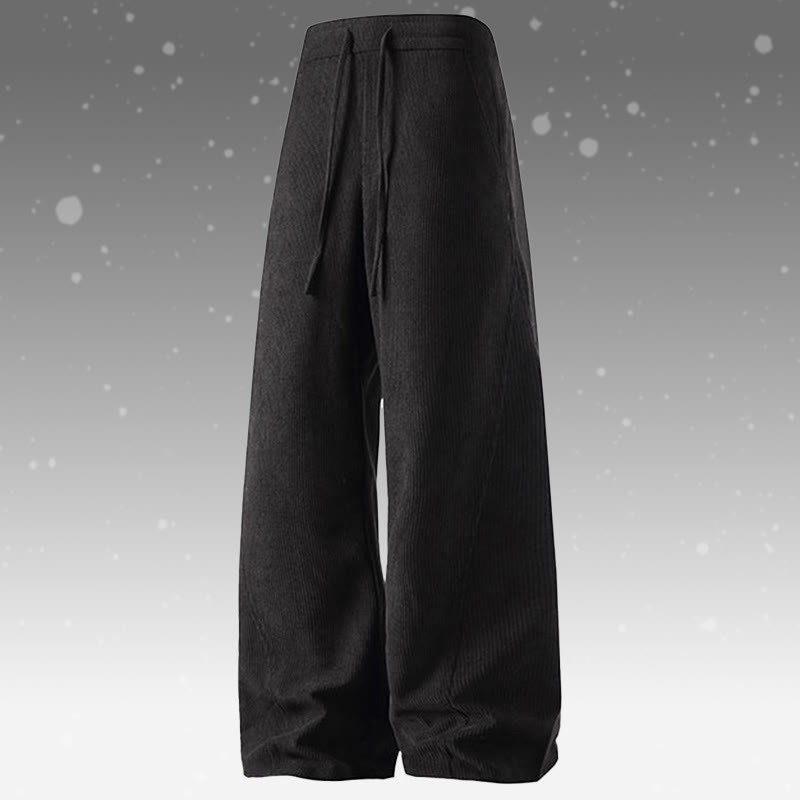Zweiteiliger Strickpullover mit Farbverlauf und Taschen - Black Pants - 4XL - image 12