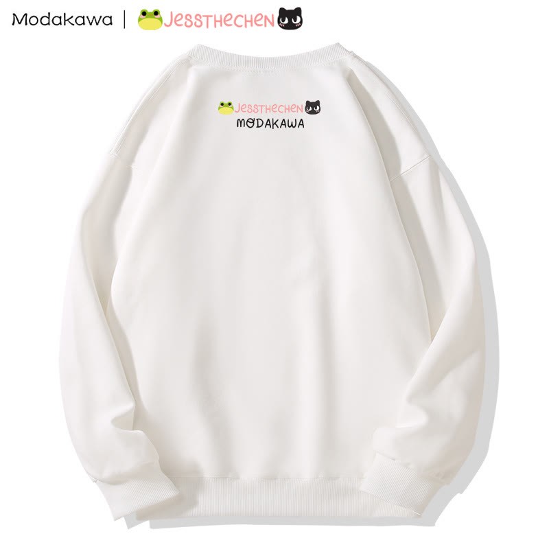 Sweatshirt mit lustigem Tier-Cosplay-Motiv und Rundhalsausschnitt - image 2