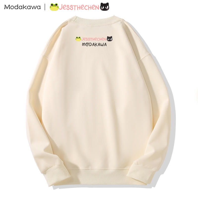 MODAKAWA X jessthechen GOOBER EATS Review Card Graphic Sweatshirt - image 5