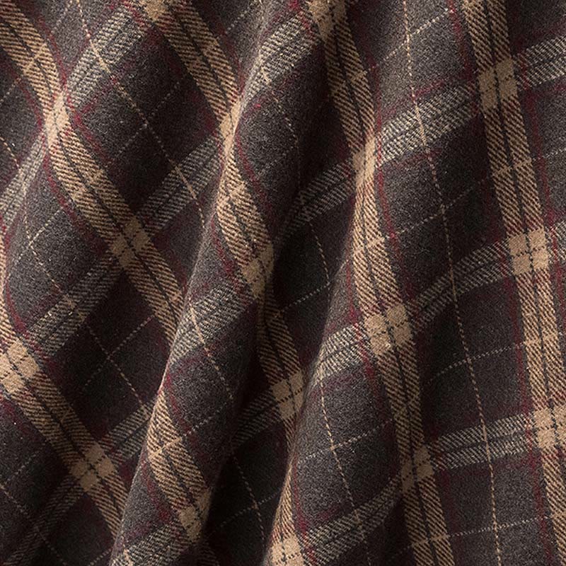 Strickkleid mit Gürtel und kariertem Rock, zweiteiliges Set - image 8