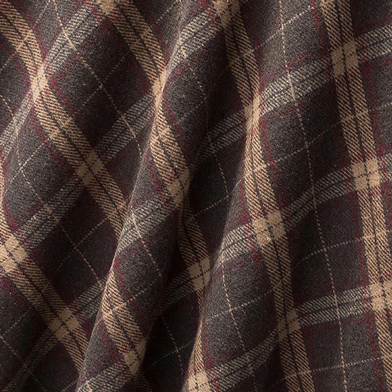 Strickkleid mit Gürtel und kariertem Rock, zweiteiliges Set - image 8