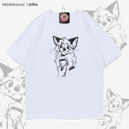 MODAKAWA X atka Fuchs isst Eiscreme Grafik-T-Shirt - White - 5XL - image 6