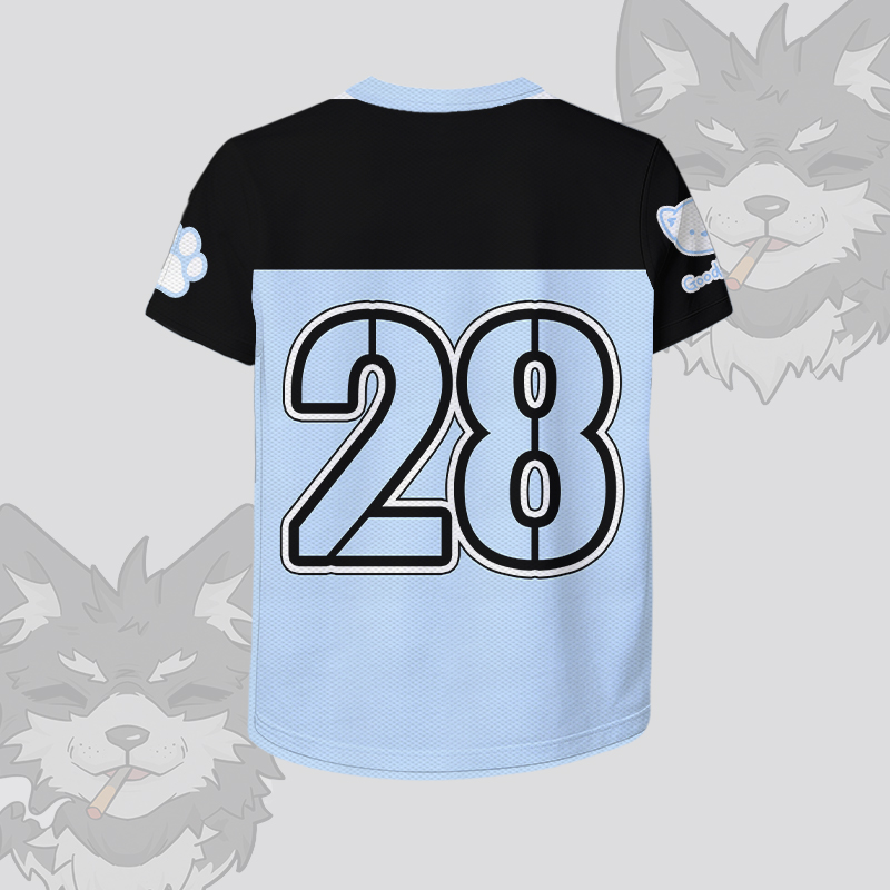 KODA Smoking Puppy Nummer Grafik Modakawa Vintage Mesh Jersey T-Shirt - image 4