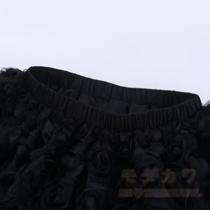 Süßes zweiteiliges Set aus Spitze mit Rüschen im Gothic-Stil und eckigem Ausschnitt - image 8