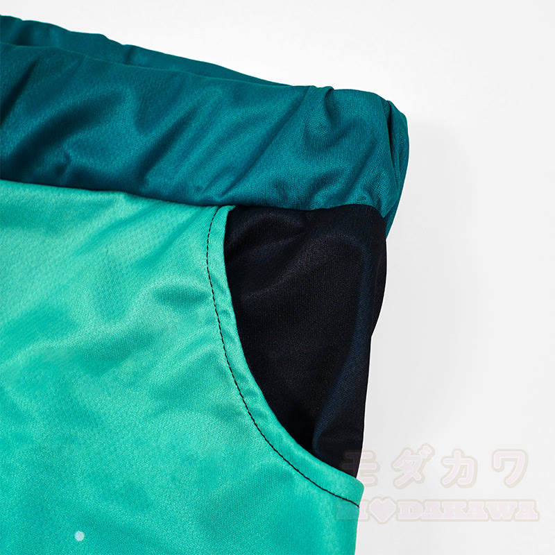 Modakawa Shorts mit Farbverlauf und Schmetterlingsprint - image 5