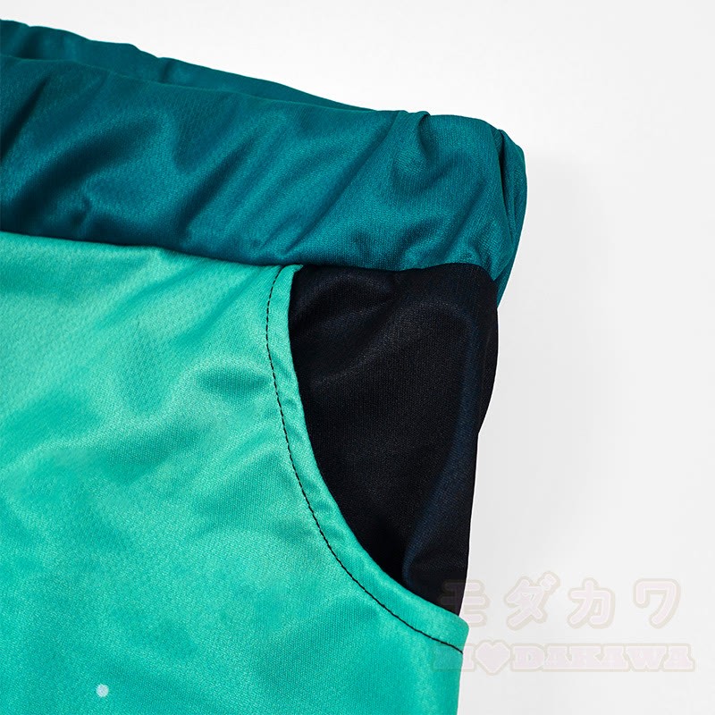 Modakawa Shorts mit Farbverlauf und Schmetterlingsprint - image 5