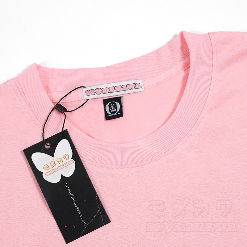 Modakawa T-Shirt mit Katzenmotiv aus 100 % Baumwolle - image 3