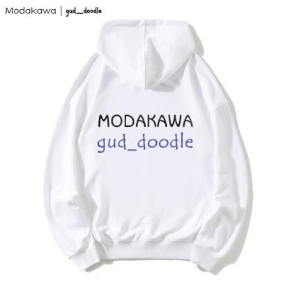 MODAKAWA X gud_doodle Lockerer Hoodie mit schlafendem Kätzchen-Print - image 2