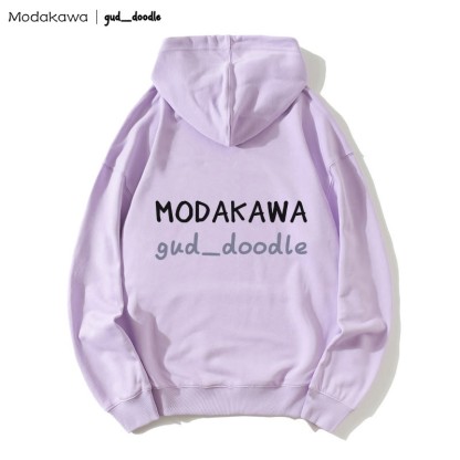 MODAKAWA X gud_doodle Kitty Chick Print Loose Hoodie - image 3
