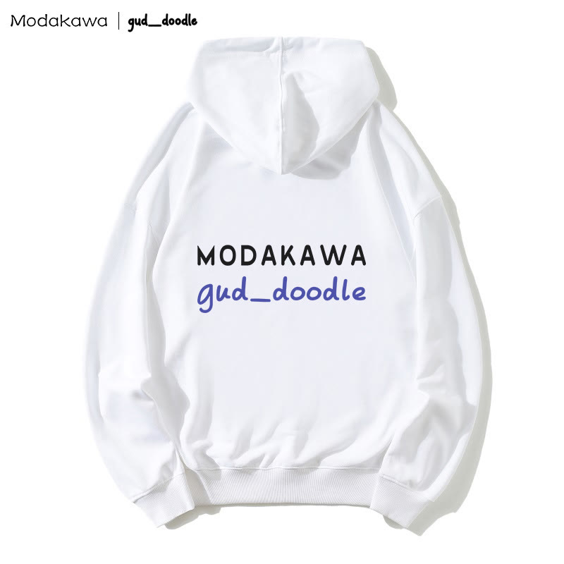MODAKAWA X gud_doodle Lockerer Hoodie mit Kitty-Hai-Print - image 2