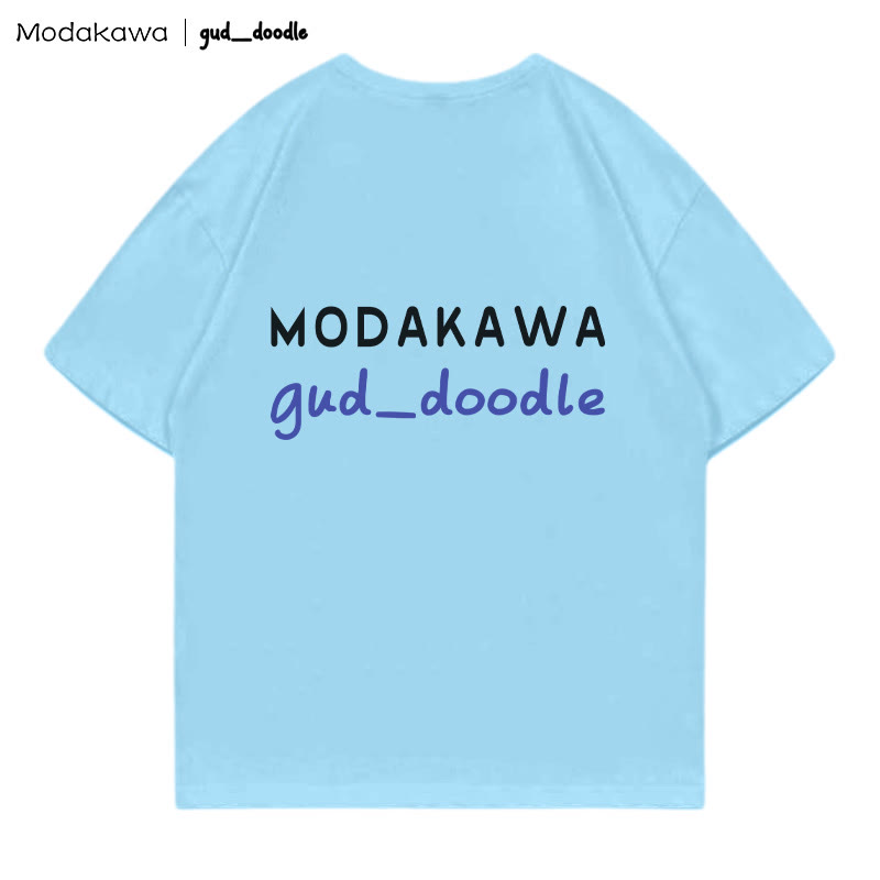 MODAKAWA X gud_doodle T-Shirt mit Kitty-Hai-Print - image 2