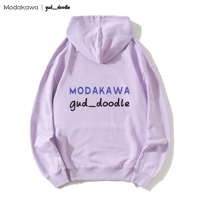 MODAKAWA X gud_doodle Lockerer Hoodie mit Kitty-Hai-Print - image 2