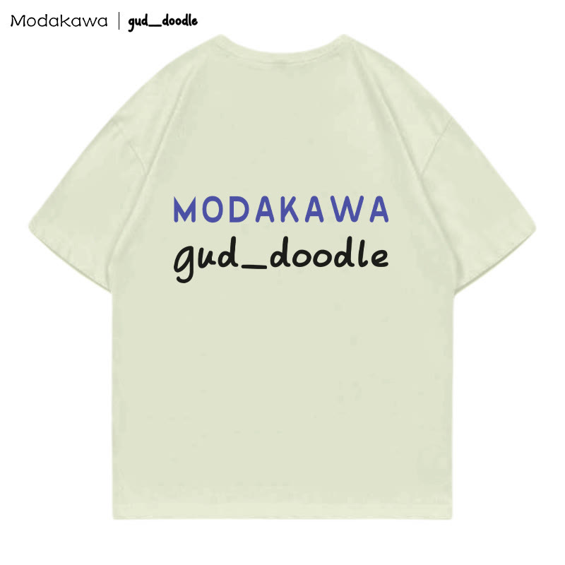 MODAKAWA X gud_doodle T-Shirt mit Kitty-Hai-Print - image 4