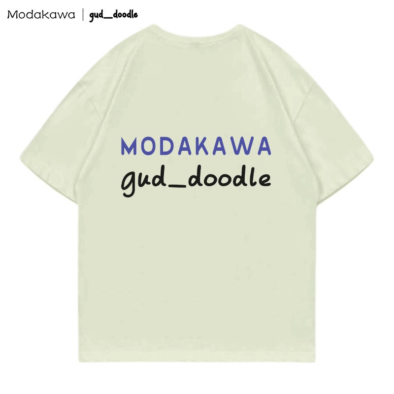 MODAKAWA X gud_doodle T-Shirt mit Kitty-Hai-Print - image 4
