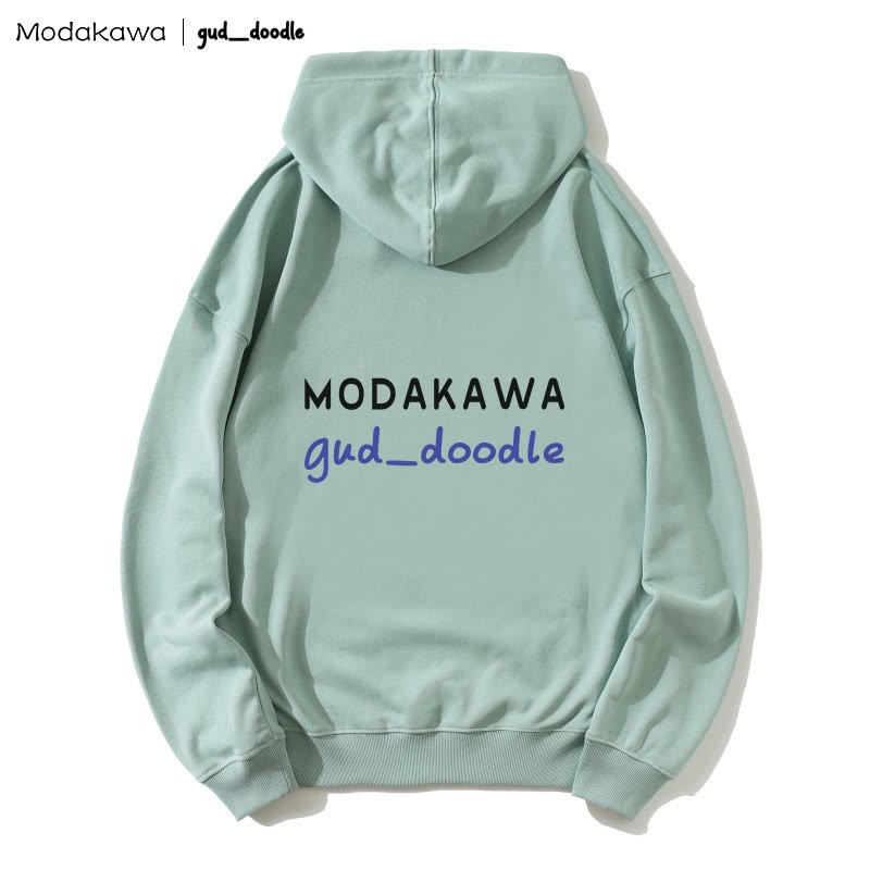 MODAKAWA X gud_doodle Lockerer Hoodie mit Kitty-Hai-Print - image 2