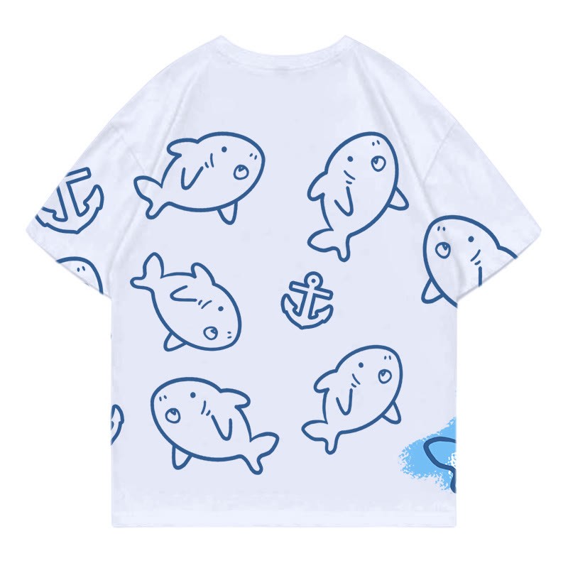 Modakawa-T-Shirt mit Hai-Print - image 5