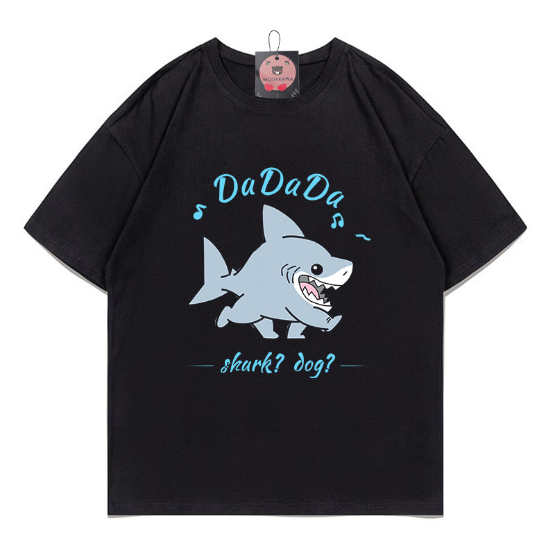 DA DA DA SHARK DOG MODAKAWA T-Shirt mit Hai-Print - Black - 5XL - image 2
