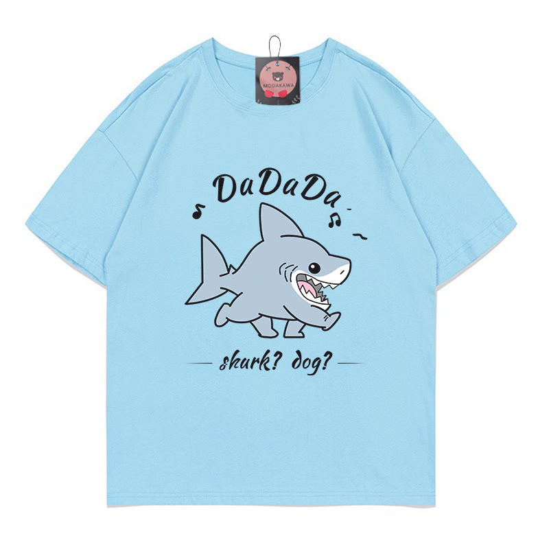 DA DA DA SHARK DOG MODAKAWA T-Shirt mit Hai-Print - Blue - 5XL - image 1