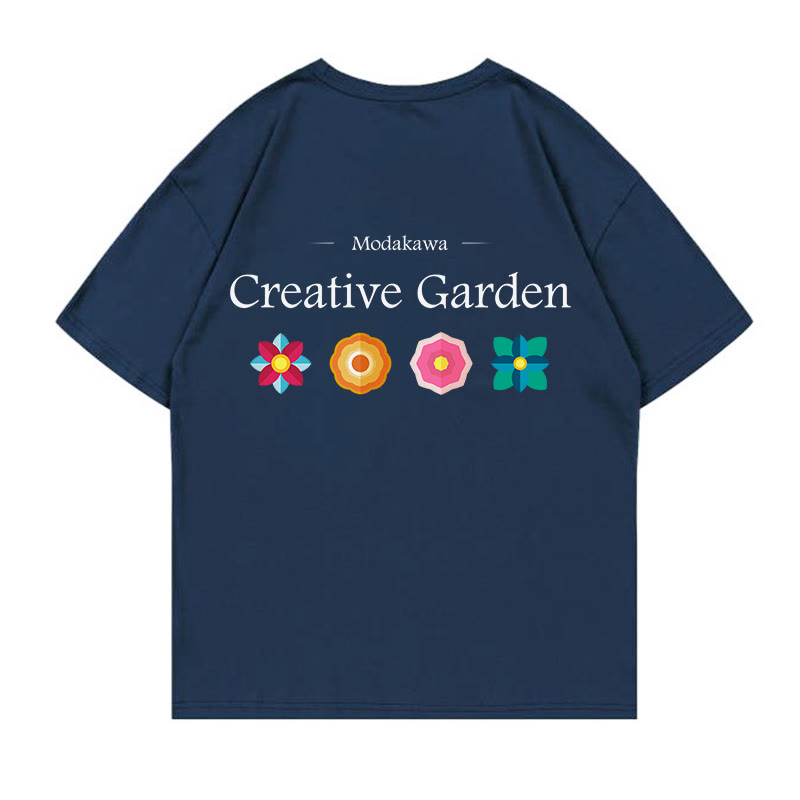 CREATIVE GARDEN Blumenbuchstaben-Print MODAKAWA T-Shirt - image 2