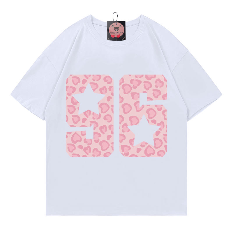 96 Modakawa T-Shirt mit Leopardenmuster - White - 5XL - image 2