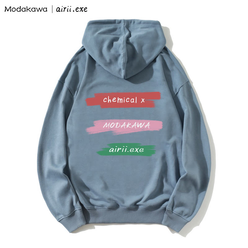 MODAKAWA X airii.exe CHEMICAL Girl Letter Print Modakawa Lockerer Hoodie - image 2
