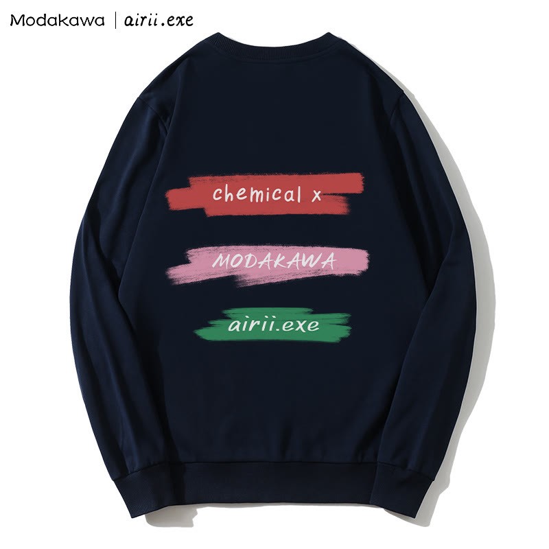 MODAKAWA X airii.exe CHEMICAL Sweatshirt mit Rundhalsausschnitt und Buchstabendruck für Mädchen - image 2