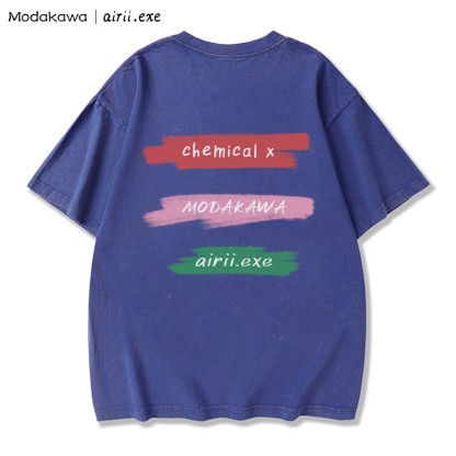 MODAKAWA X airii.exe CHEMICAL Girl Letter Print Vintage Washed 100% Baumwolle Modakawa T-Shirt - image 2