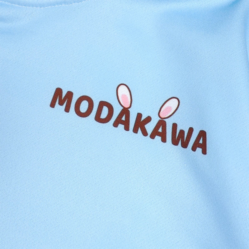 Modakawa Hoodie mit gestapeltem Hasenbuchstaben-Print - image 2
