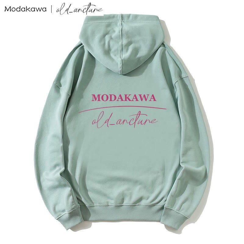 MODAKAWA X old_arcture Rose Angel Parfümflasche Buchstabendruck Modakawa Lockerer Hoodie - image 2