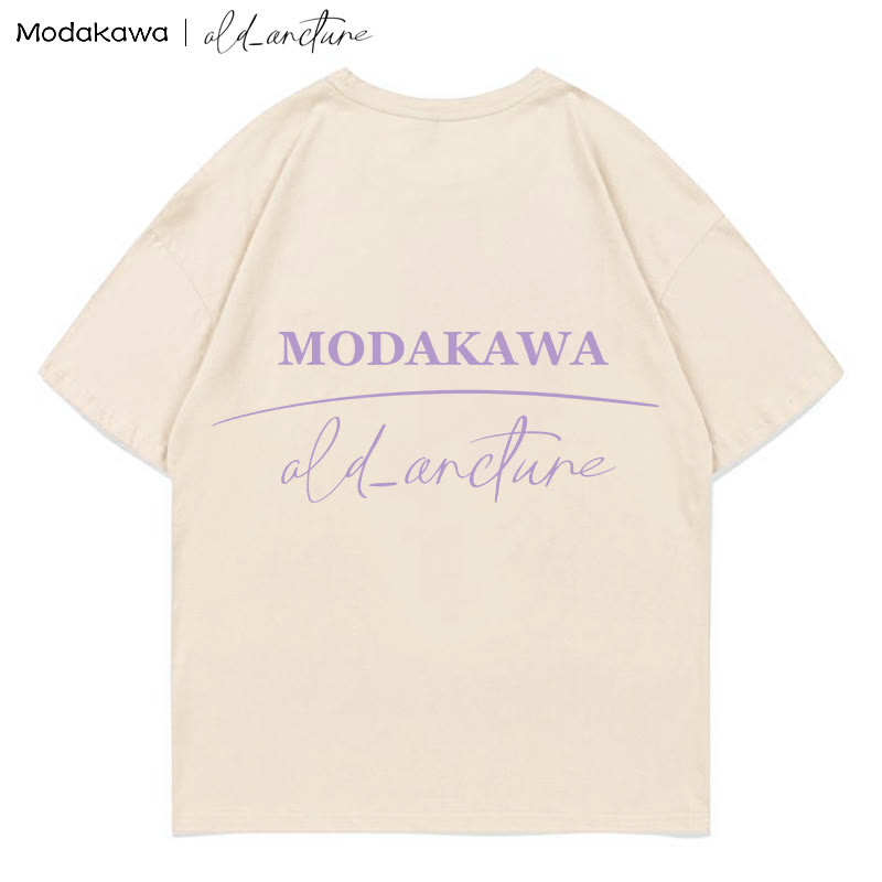 MODAKAWA X old_arcture Blueberry Cake Letter Print T-Shirt - image 2