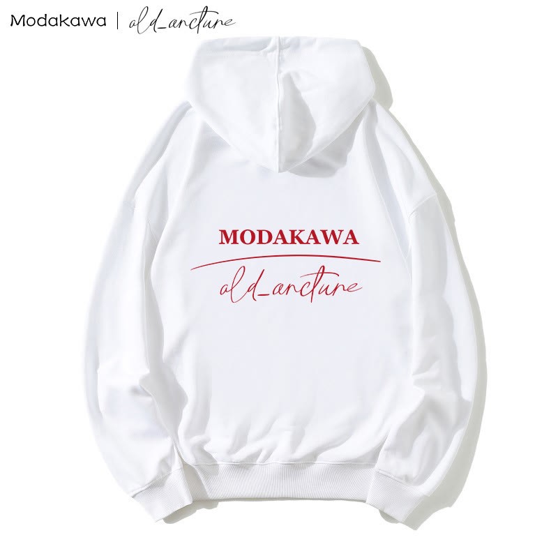 MODAKAWA X old_arcture LOST IN MIND Lockerer Modakawa-Hoodie mit Rosenritter-Print - image 2