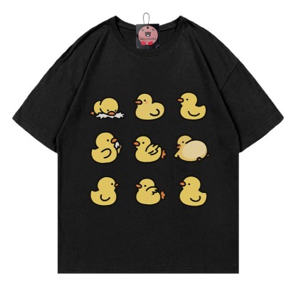 Modakawa T-Shirt mit Entenprint - Black - 5XL - image 3