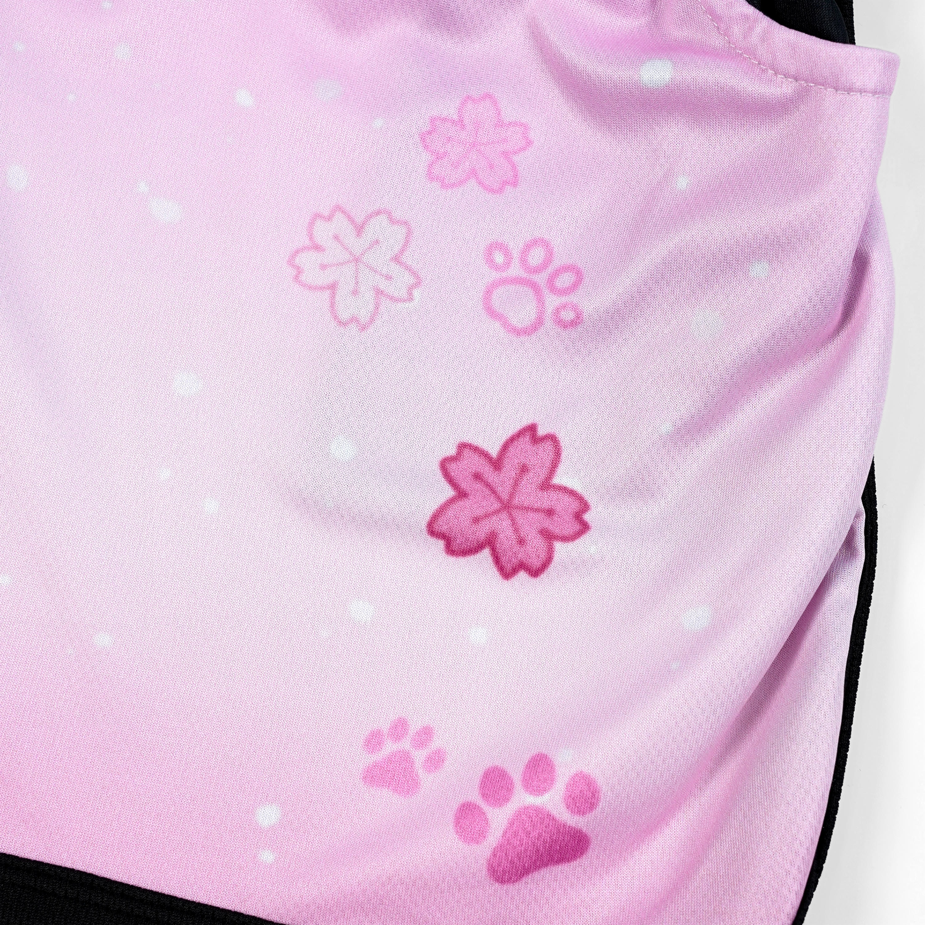 Modakawa Shorts mit Farbverlauf und Sakura-Kätzchen-Pfotenabdruck - image 2