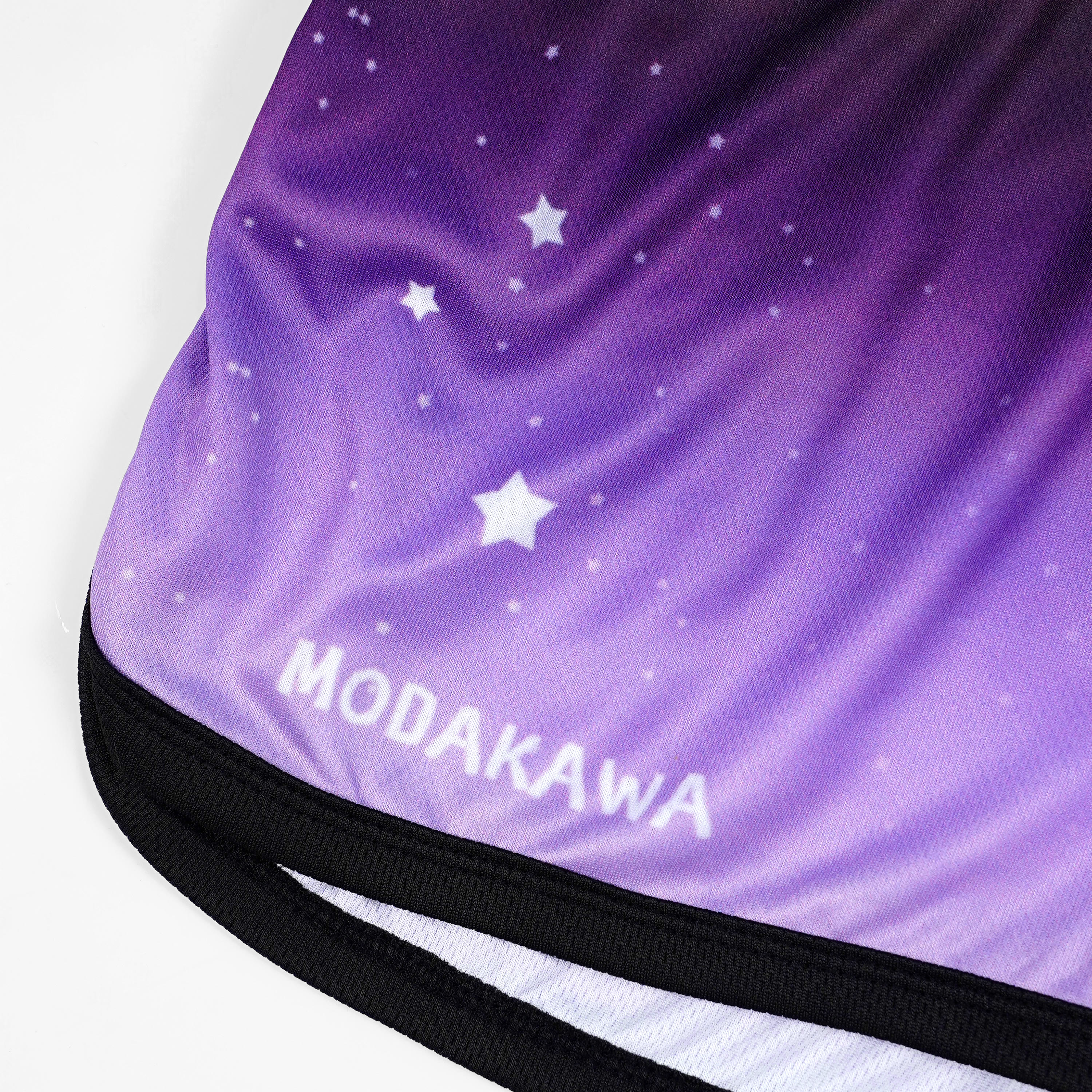 Modakawa Shorts mit Sternen- und Mond-Buchstabenprint - image 2