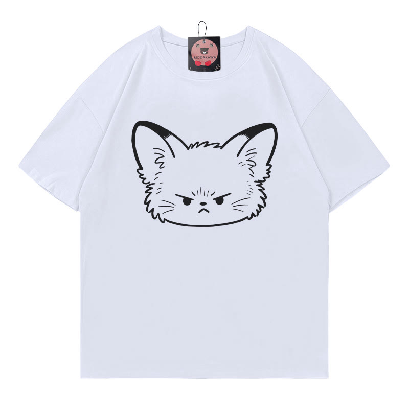 Modakawa T-Shirt mit Fuchs-Print - White - 5XL - image 1