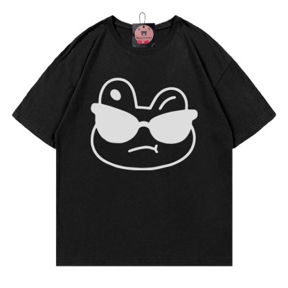 Modakawa T-Shirt mit Froschprint - Black - 5XL - image 4
