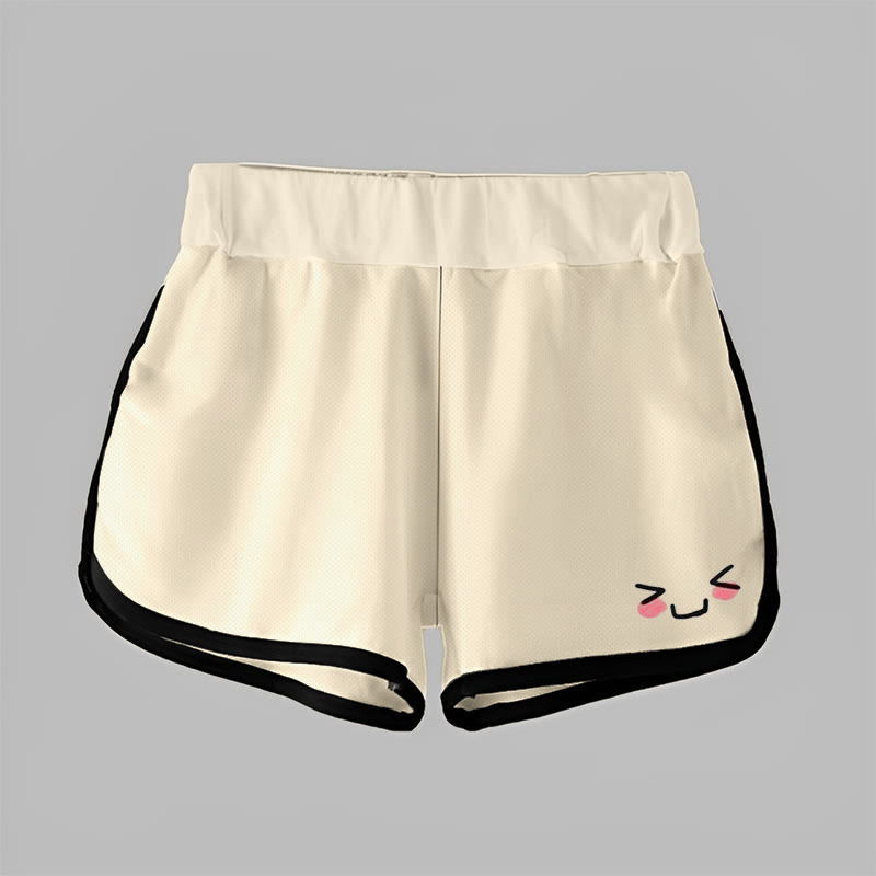 Modakawa Shorts mit Cartoon-Schriftzug - image 2