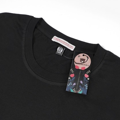 Modakawa T-Shirt mit gotischem Spinnenbuchstaben-Print, 100 % Baumwolle - image 5