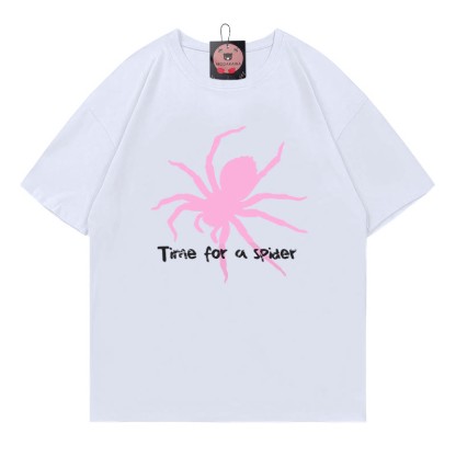 ZEIT FÜR EINE SPINNE Spinnenprint T-Shirt aus 100 % Baumwolle von Modakawa - White - 5XL - image 3