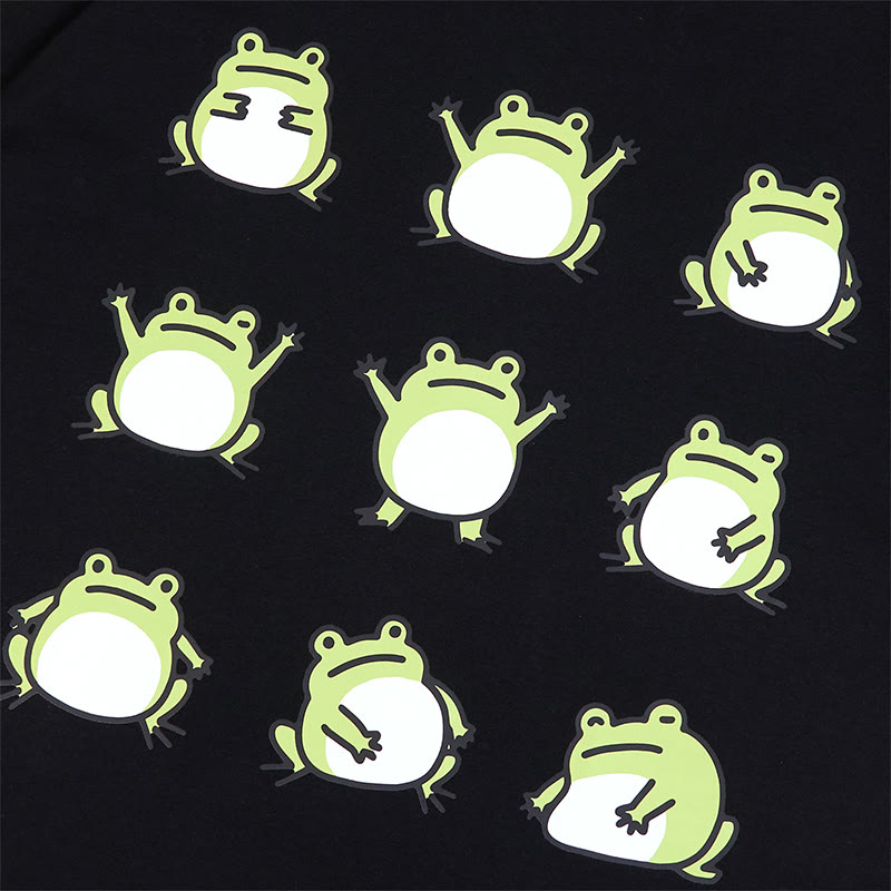 Modakawa T-Shirt mit Froschprint - image 2