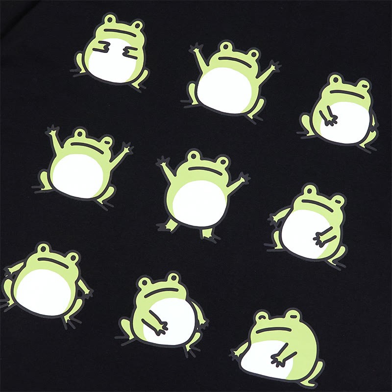 Modakawa T-Shirt mit Froschprint - image 2