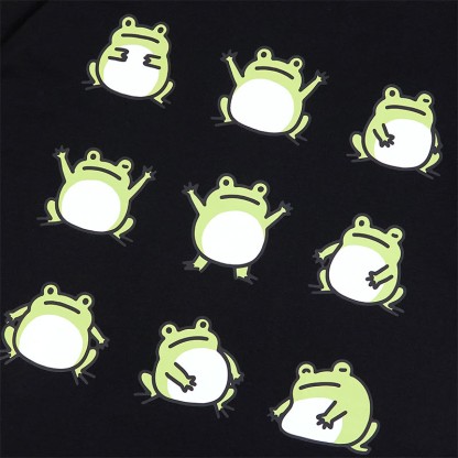 Modakawa T-Shirt mit Froschprint - image 2