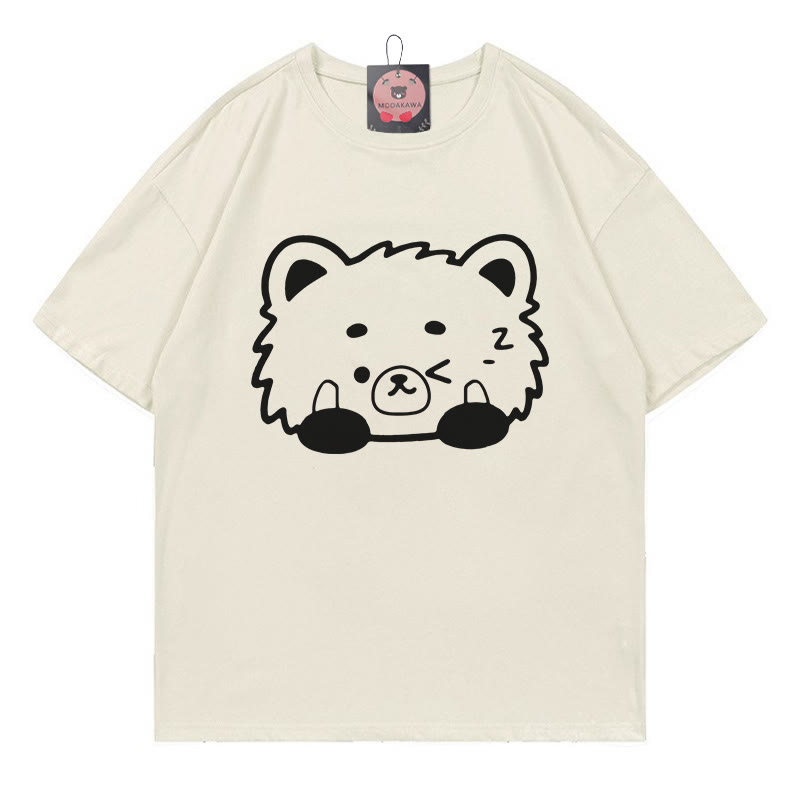 Bärenprint-T-Shirt - Beige - 5XL - image 1