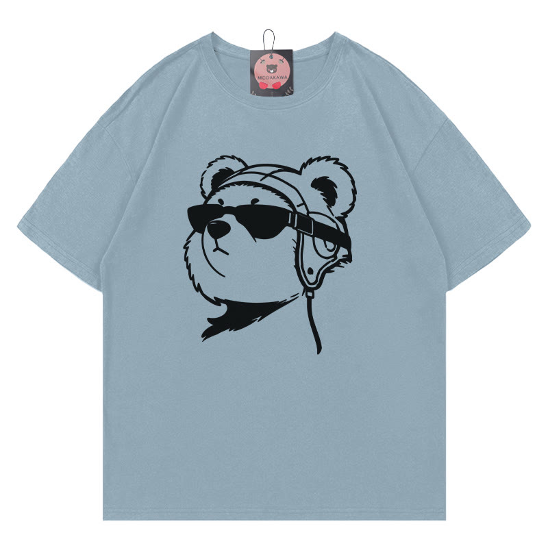 Sonnenbrille Bärenprint T-Shirt - Dusty Blue - 5XL - image 2