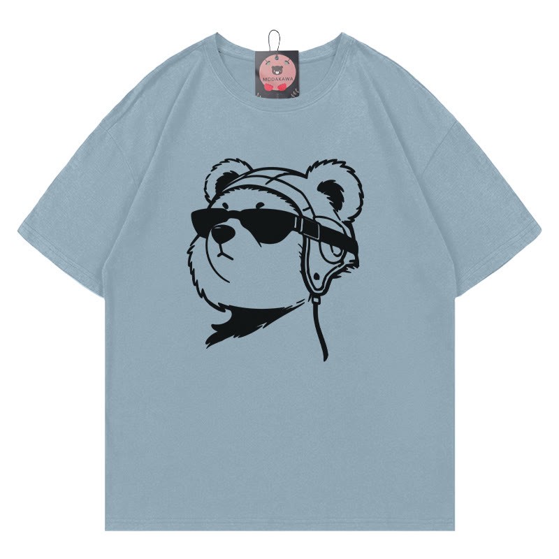 Sonnenbrille Bärenprint T-Shirt - Dusty Blue - 5XL - image 2