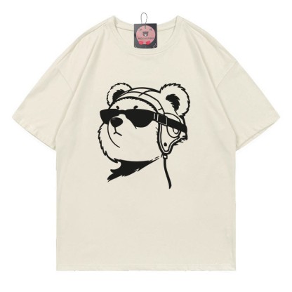 Sonnenbrille Bärenprint T-Shirt - Beige - 5XL - image 1