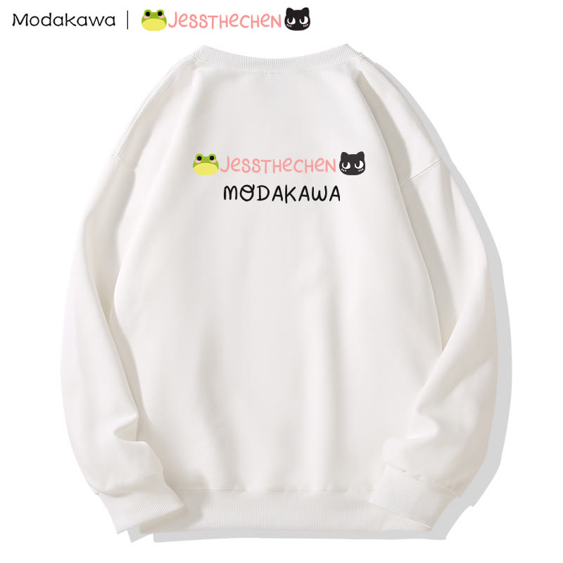 MODAKAWA X jessthechen Sweatshirt mit Sternenprint und Rundhalsausschnitt - image 5
