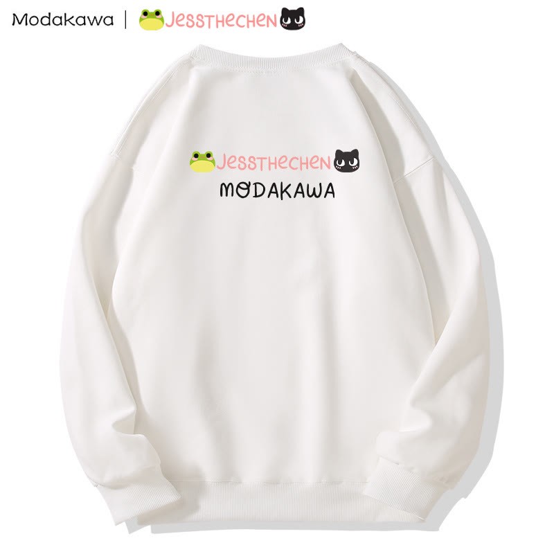 MODAKAWA X jessthechen Sweatshirt mit Sternenprint und Rundhalsausschnitt - image 5