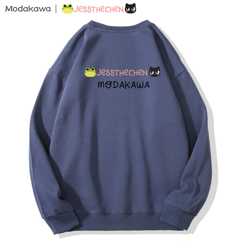 MODAKAWA X jessthechen Sweatshirt mit Wetterprint und Rundhalsausschnitt - image 2