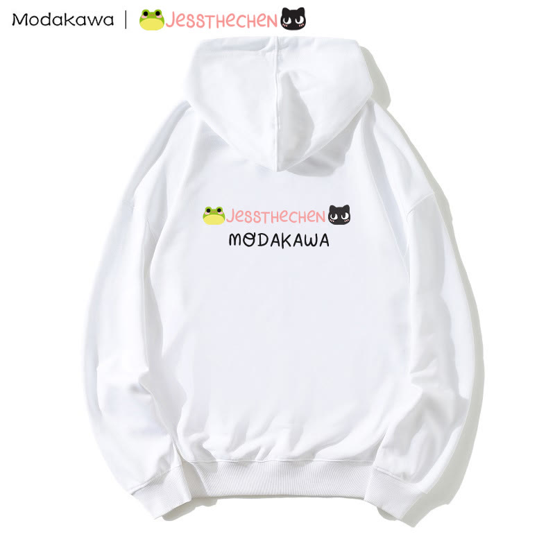 MODAKAWA X jessthechen – Lockerer Hoodie mit Reisbällchen-Print - image 4